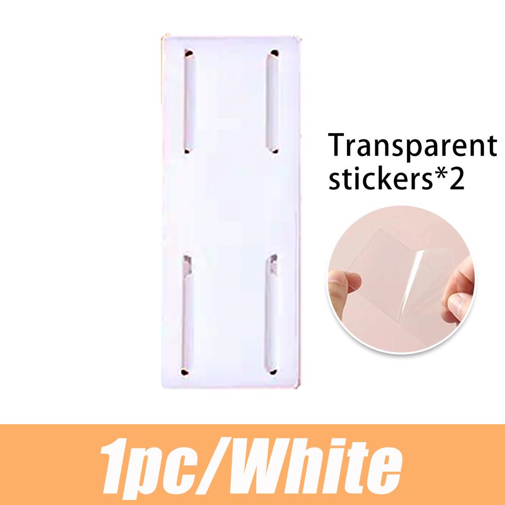 Wall-mounted Plug Fixer Holder Self-adhesive Sockets For Cable Wire Organizer Seamless Cable Sockets Holder To Home Appliance