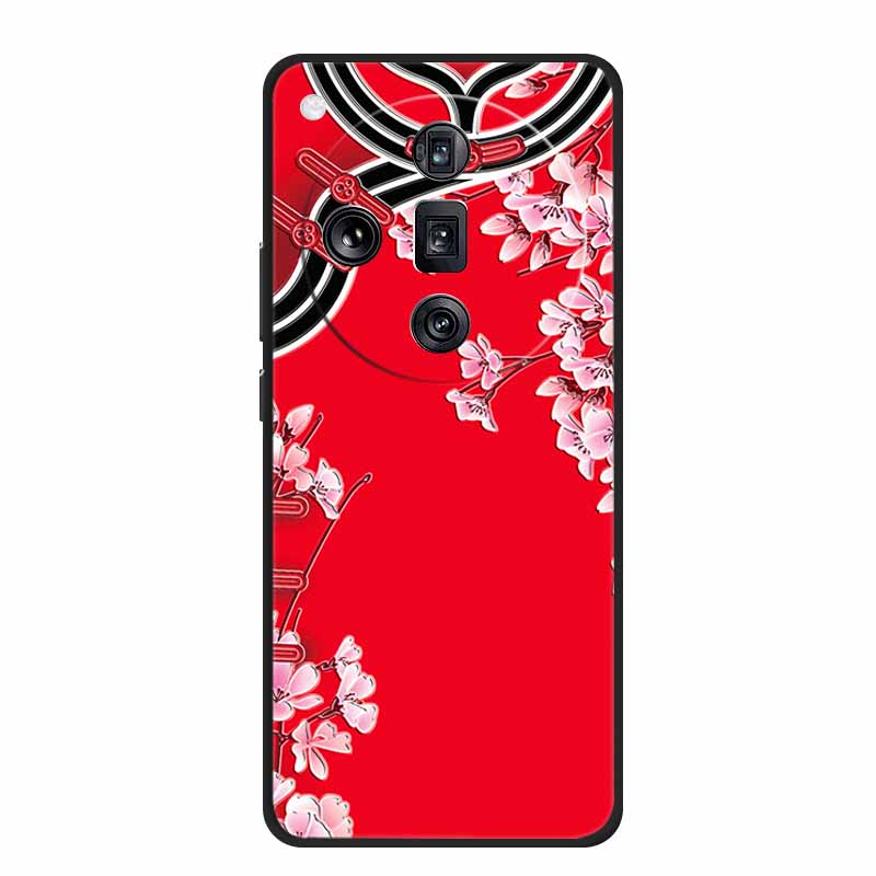 3D Emboss Case For OPPO Find X7 Ultra Phone Case Relief Black Silicone Soft Back Cover Coque For OPPO Find X7 Ultra Cases Fundas