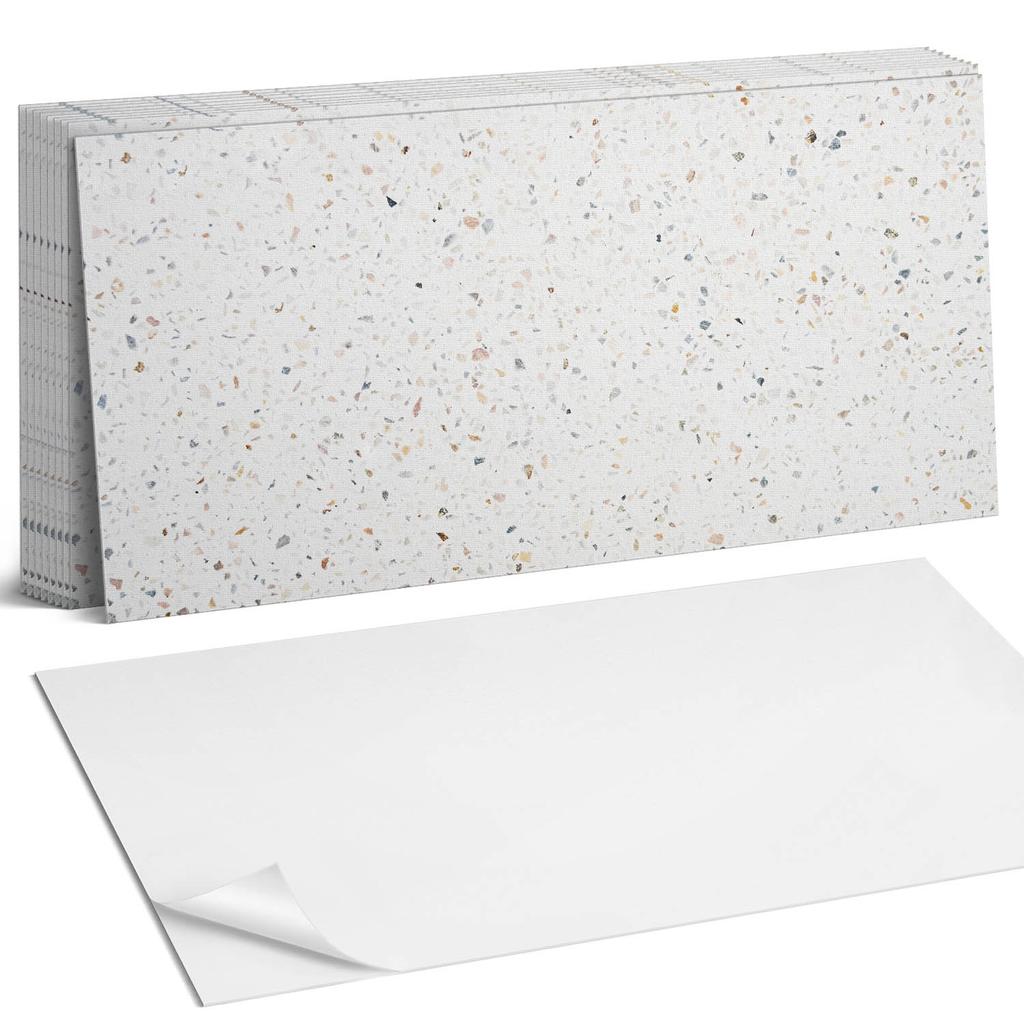 Paczka Samoprzylepnych Kafelków Winylowych Wzór Kamienny Z Drobinkami 10X40X20 Cm