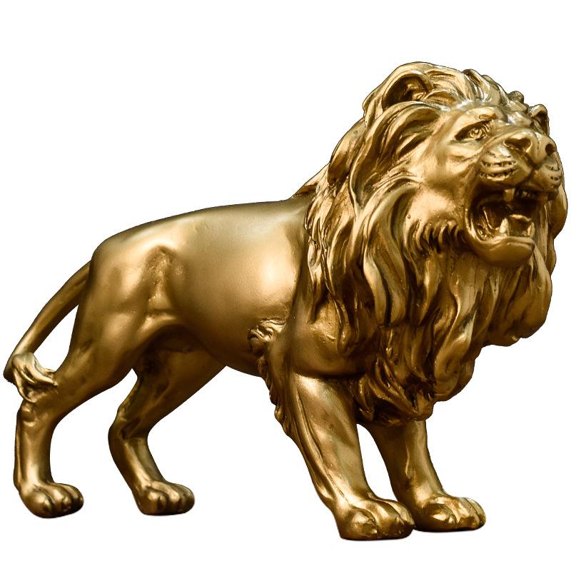 Nordic Creative Resin Animal Wolf Crafts Home Wine Cabinet Living Room Office Wolf Totem Ornament Knickknack