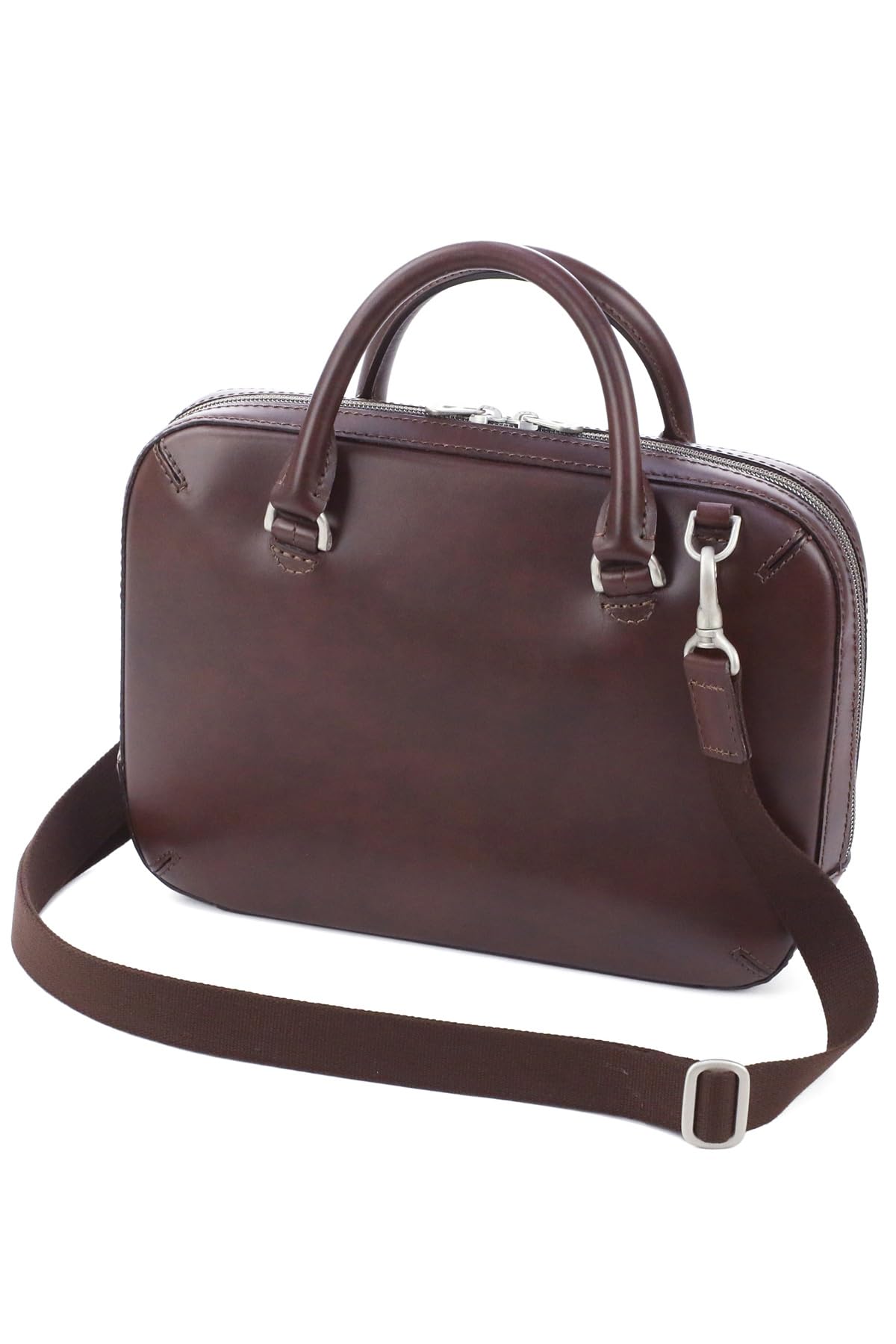 

Mini Briefcase Cowhide 06 Waxed Leather Dark Brown [Ergopoc] 06-MIB Men s HG-06-MIB-DBR темно-коричневого кольору