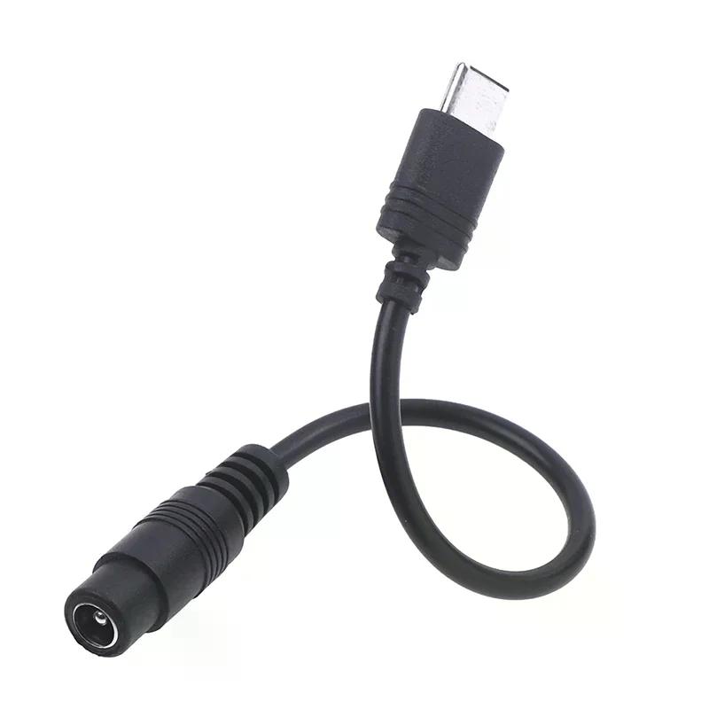 DC Typ-C Buchse auf 5.5*2.1 Buchse Kabel 5521 Stromanschluss DC Stromanschluss 5.5x2.1 Adapter USB Typ C Konverter