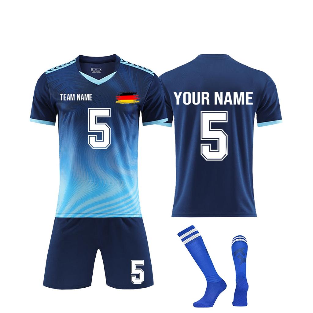 Personalised Shirts Kit Mens Girls With Name Number Custom Football Jerseys For Boys Training Suit
