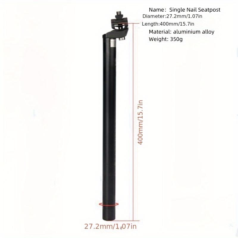 

Для подседельного штыря горного велосипеда Сплав алюминия Удлиненный подседельный штырь с одним шипом 400 мм Подседельный штырь Велосипедные аксессуары