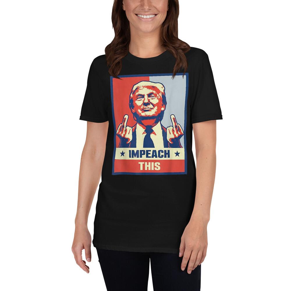

Trump Gift Republican Conservative Impeach This Funny Vote Debate Election Shirt 4XL