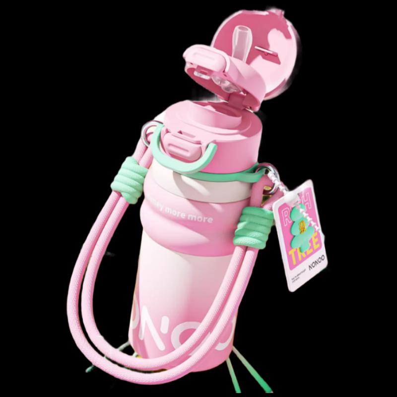 NONOO 316 Stainless Steel Double-Drink Insulated Tumbler with Handle