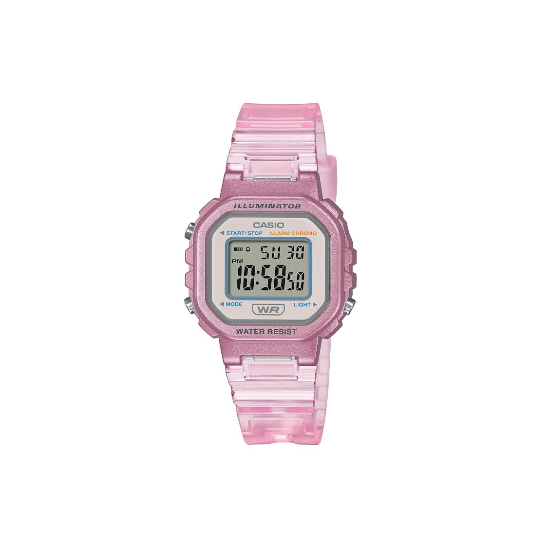 

Casio 30M Waterproof Quartz Watch Women Watches Pink LA-20WHS-4A Pink Strap