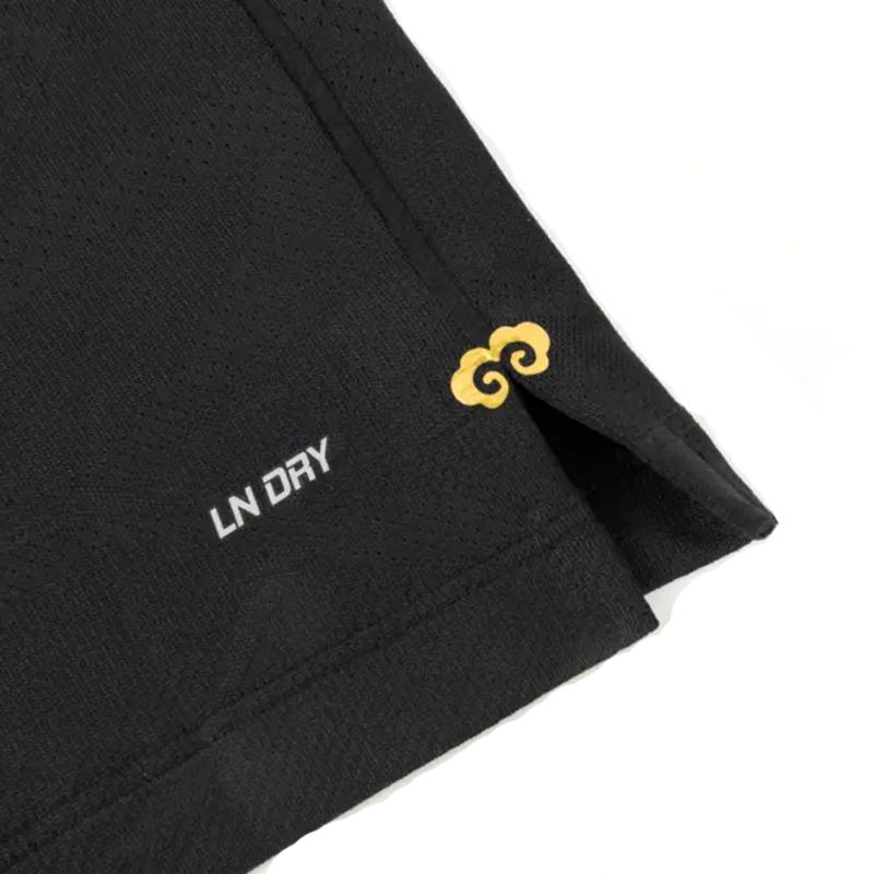 Li Ning Badminton Jerseys Unisex Black V Neck Moderate AAYV148-1