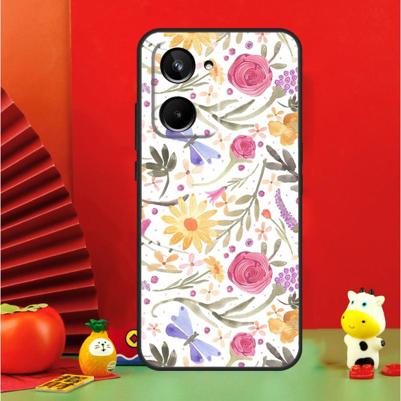 Dragonfly Case For Realme C67 C55 C53 C51 C35 C33 C31 C30 C25s C21Y GT Neo 6 GT5 9 10 11 12 Pro Plus