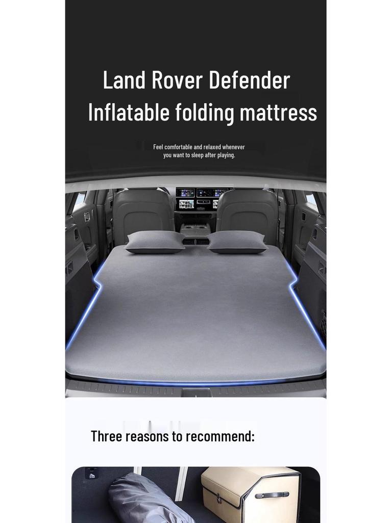 Land Rover Defender 110 aufblasbare Matratze - Perfekt für Autobett, Reisen, Kofferraum und Roadtrips.