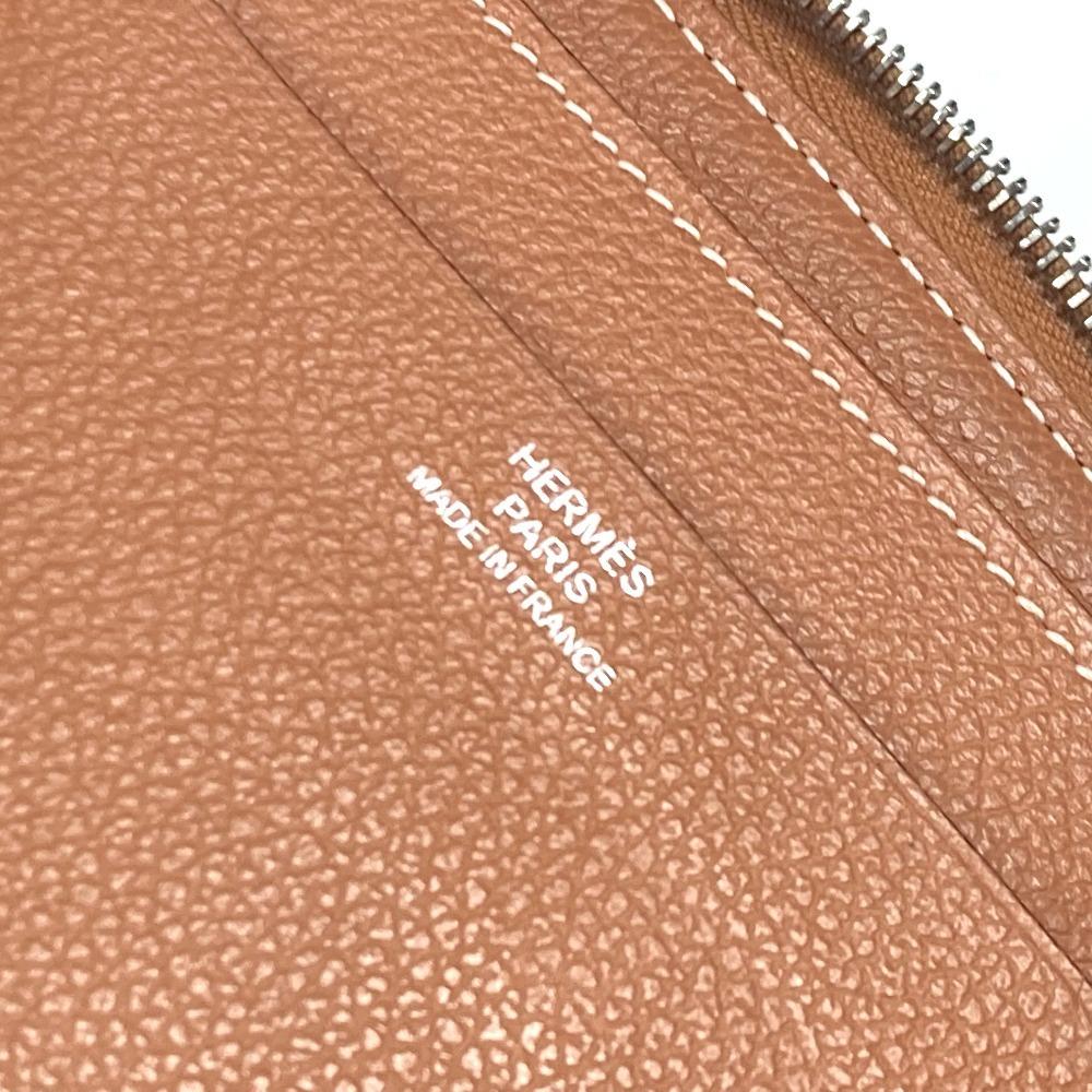 Hermes Zip Around Zip Ungo Horse Compact Wallet Billfold Folded Wallet