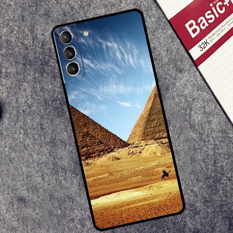 Egypt Pyramids Case For Samsung Galaxy S25 S26 Ultra S20 S22 S23 S24 Ultra S21 Plus S10 S25 FE Cover Coque