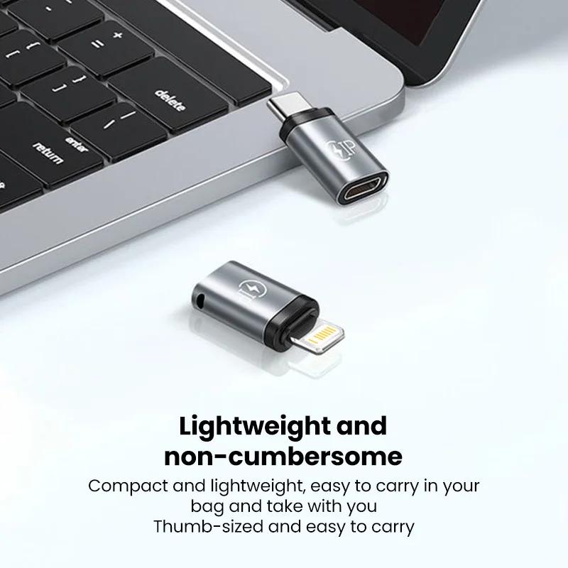 5V2.1A Adaptor iPhone Mamă la USB C și Type-c la iPhone pentru Transfer de Date, Încărcător de Telefon pentru IPhone 14/15 Pro Samsung Xiaomi