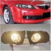 Auto Front Bumper Fog Light Compatible For MAZDA 6 Sedan GG1 2006 2007 2008 2009 2010 Fog Lamp Cover Grill Frame Headlight Foglights