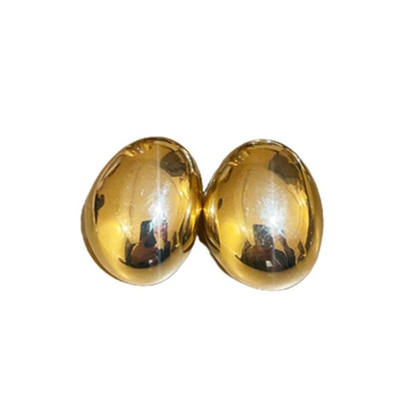 Female Niche Simple Irregular Oval Earrings