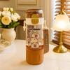 Leak Proof Cartoon Water Bottle Portable Plastic Water Cup Kids Friendly Drink Bottle  Travel