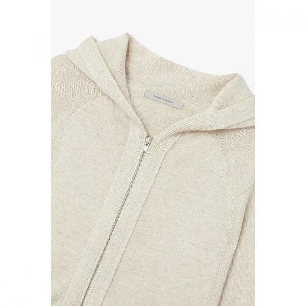 VOV Angora Blend Hooded Zip Cardigan  7156150100 