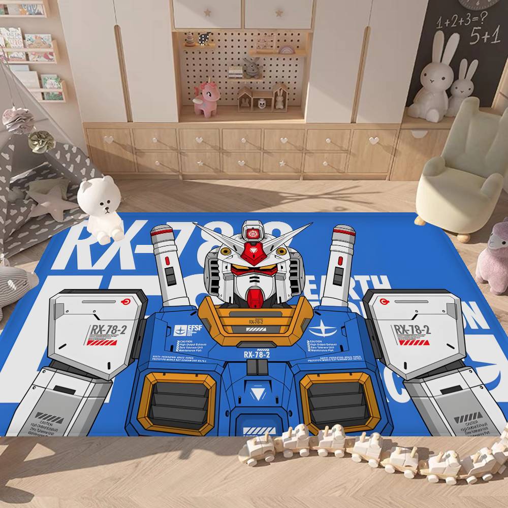 Anime G-GUNDAM Badezimmermatte Kinderzimmer Schlafzimmer Dekoration Balkon Anti-Rutsch Fußmatte Wohnzimmer Willkommensmatte