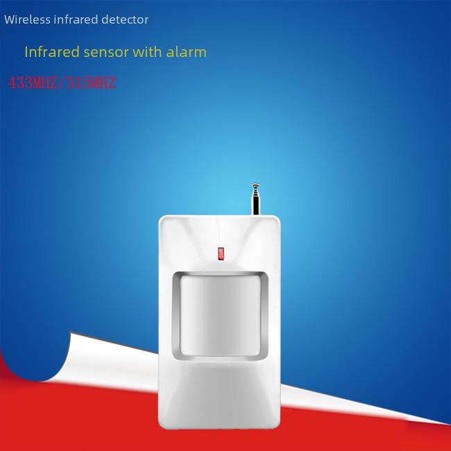 

Intelligent Wireless Infrared Wide-Angle Burglar Alarm Detector No
