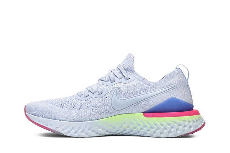 Nike Epic React Flyknit 2 Hydrogen Blue Sapphire Hyper Pink