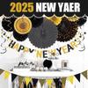 Happy New Year 2026 Banner New Years Eve Party Sign 2026 Happy New Year Party Supplies