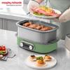 Vaporiera Elettrica Multifunzione Morphy Richards MR1168 12L Spina CN (adattatore incluso)