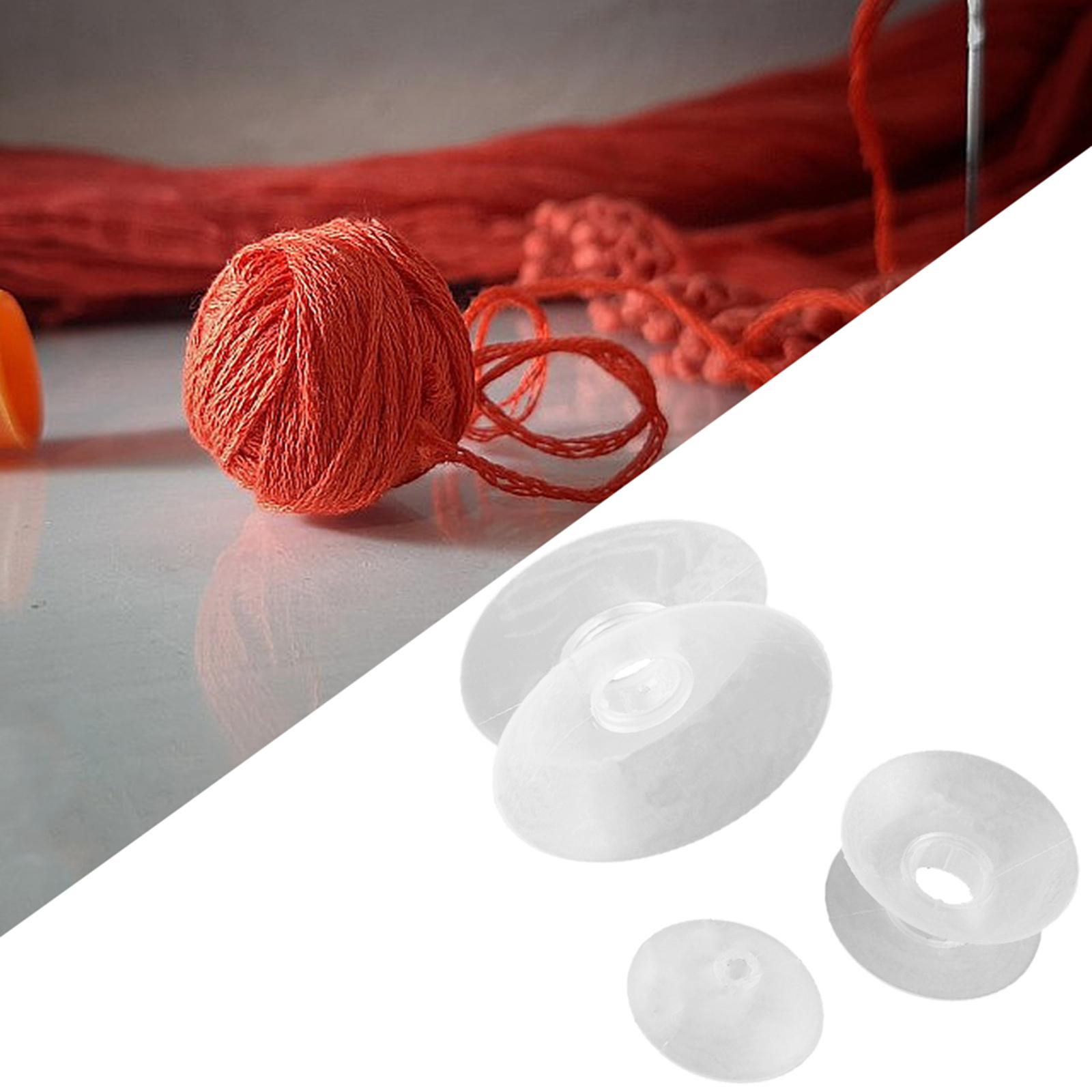 3x Bobbin Spools Thread Bobbins Accessories Empty Spools Sewing Bobbins Sewing Tool for Wire Adults Ribbon Cords Beginners