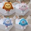 Adorable Plush Cat Keychain Cute Stuffed Animal Doll For Bags And Keys