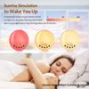 LED Sunrise Alarm Clock with FM Radio & Seven-Color Night Light