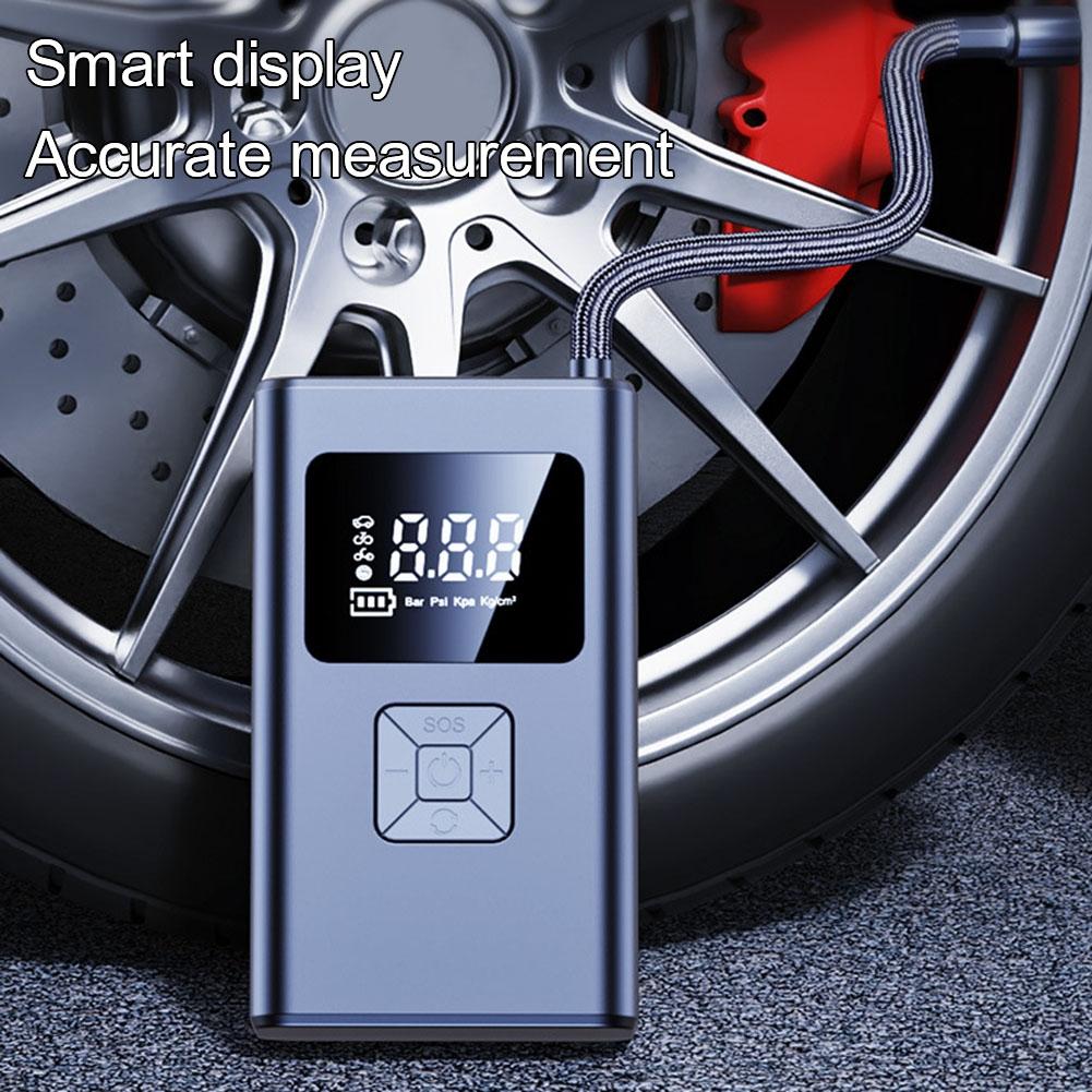 13.5*8*4.5cm Tire Inflator 3-150PSI 4000mAh 60W ABS