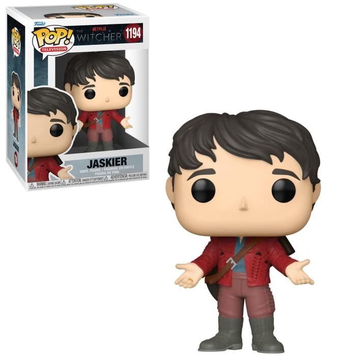 Figurine Funko Pop! TV : Witcher - Jaskier (Red Outfit)