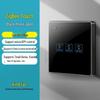 Zhengshang C4 ZigBee Graffiti Smart Switch, EU Standard, Voice-Activated, Compatible with Alexa & Google.