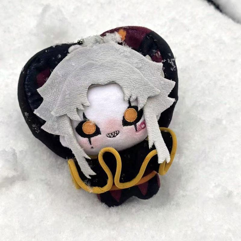 New  Pierrot 10cm The Freak Circus Freaks Plush Doll Cute Anime Peripherals Toy Birthday Christmas Gift
