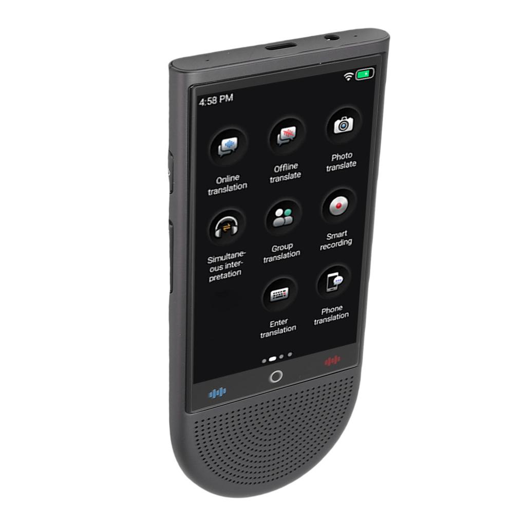 AI Smart Translator 4in Touchscreen 1GB 16GB Real Time 2 Way Translation 138 Languages Online Translation Portable
