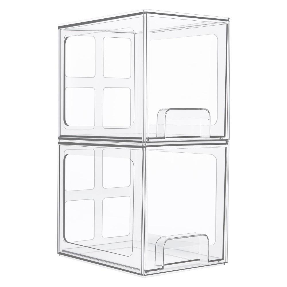 Transparent Storage Drawers Multi-Purpose Desktop Finishing Box Durable Blind Box Showcase Bedroom