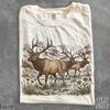 Vintage Elk T-Shirt, Retro 90s Wilderness Illustration, Rocky Mountain Wildlife Art, Outdoorsman Birthday Gift, Nature Lover Christmas Tee