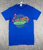 Größe S - Hard Summer LA Music Festival 2025 Pilz Grafik 100% Baumwolle T-Shirt Herren T-Shirts Oberteil Blau EDM