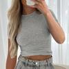 Summer fashion new style temperament all-match slim slimming basic short-sleeved T-shirt women