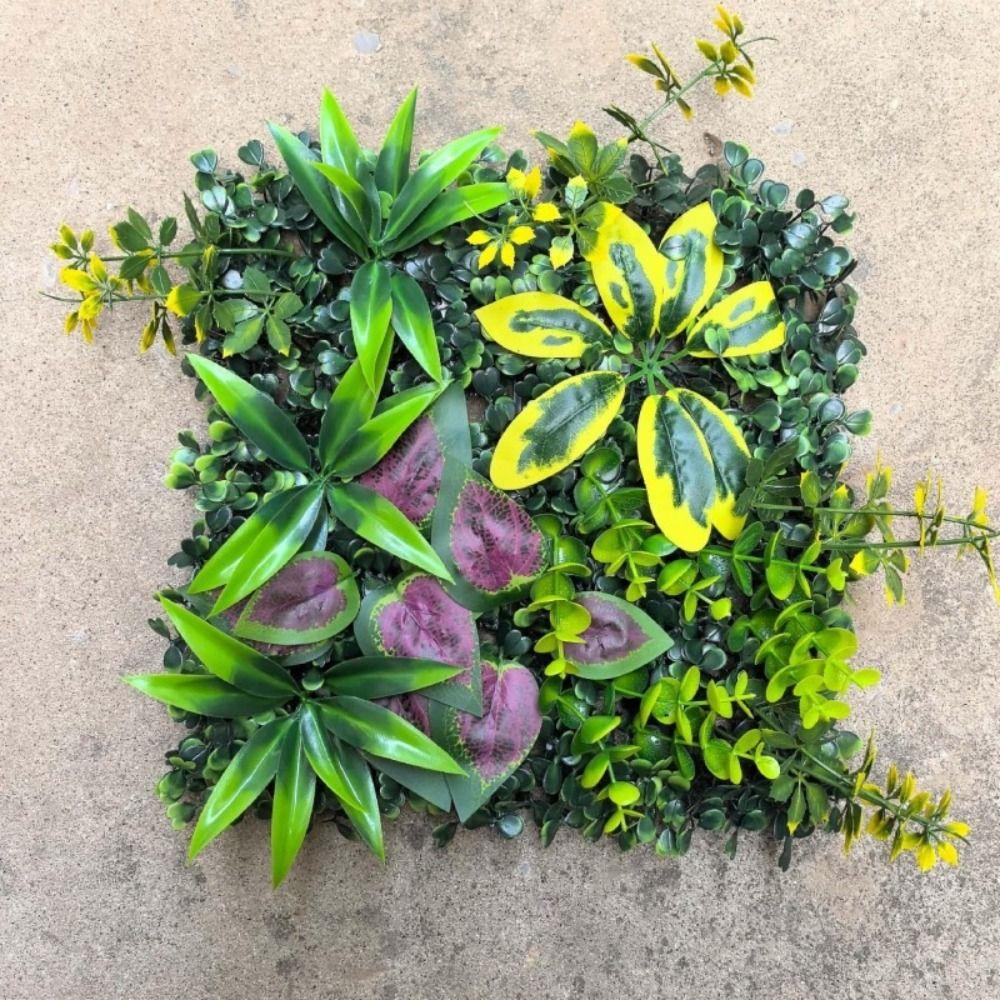 Eternal Life Artificial Plant Wall Panel Sunflower Artificial Fern Grass  Living Room