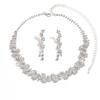 Necklace Earrings Set Bridal Jewelry Full Diamond Jewelry Two-piece Set