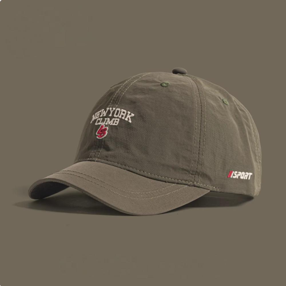 Laufkappe mit kurzem Schirm für Herren Damen, Schnelltrocknendes Mesh-Gewebe, Koreanische Mode, Perfekt für Outdoor, Radfahren, Tägliche Streetwear