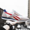 Spring Canvas Surface Breathable Casual Men's Shoes Low Heel Round Head Daily Board Shoes Fashion Low Top Hiking Shoes