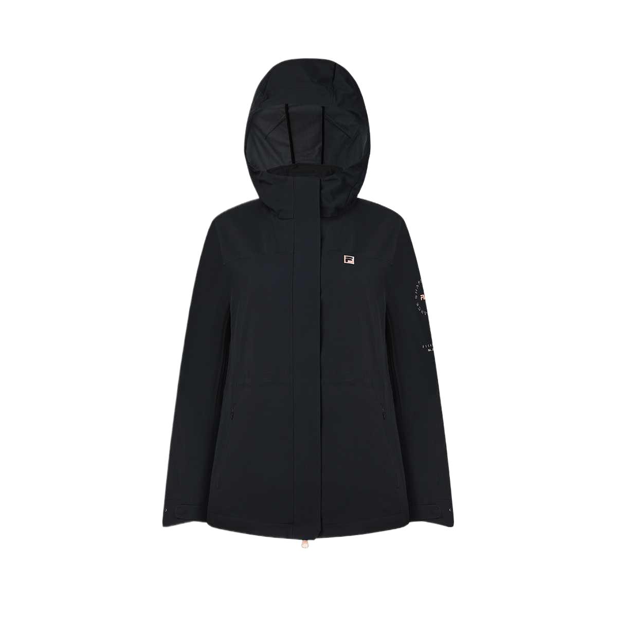 

Fila Фитнес Теплоудерживающая Температура Удобная Приятная к Коже Пуховая Куртка с Капюшоном Женская верхняя одежда Глубокий Черный A11W511902F-BK S