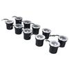 10pcs In Ground Light IP65 Waterproof Recessed LED Ground Lamp for Garden Lawn Deck 85-265V
