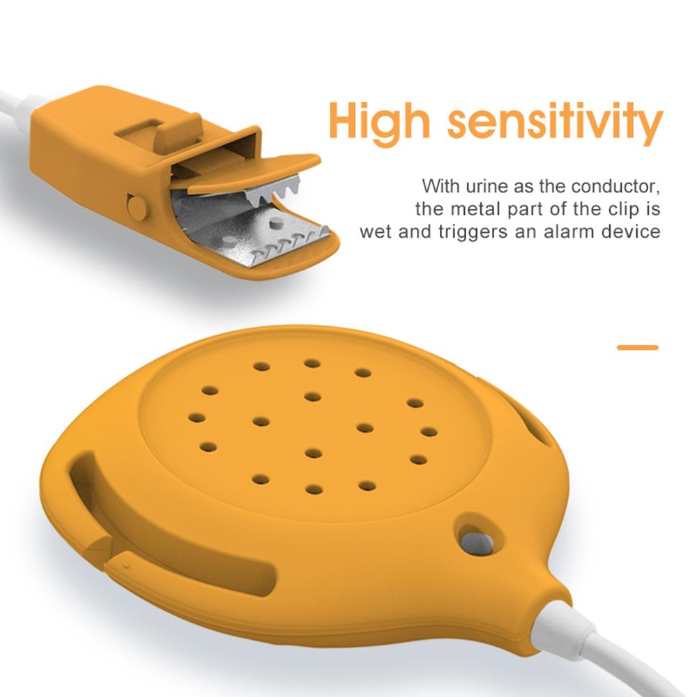 Kabelgebundener Baby-Bettnässer-Alarm, Pinkel-Alarm für Jungen, Mädchen, Kinder, Töpfchentraining, Altenpflege mit LED