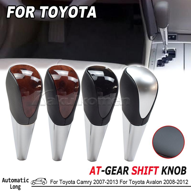 Automatic Gear Shift Knob Leather Shifter Lever Stick For Toyota Camry 2007 2008-2013 Toyota Avalon 2008 2009 2010 2011 2012