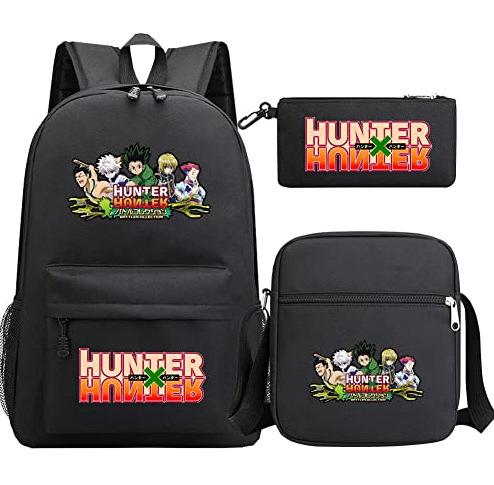 Animation, Full-Time Hunter, Young Students, School Bags, Men'S And Women'S Leisure Travel, Backpacks, Trendy Computer Bags
