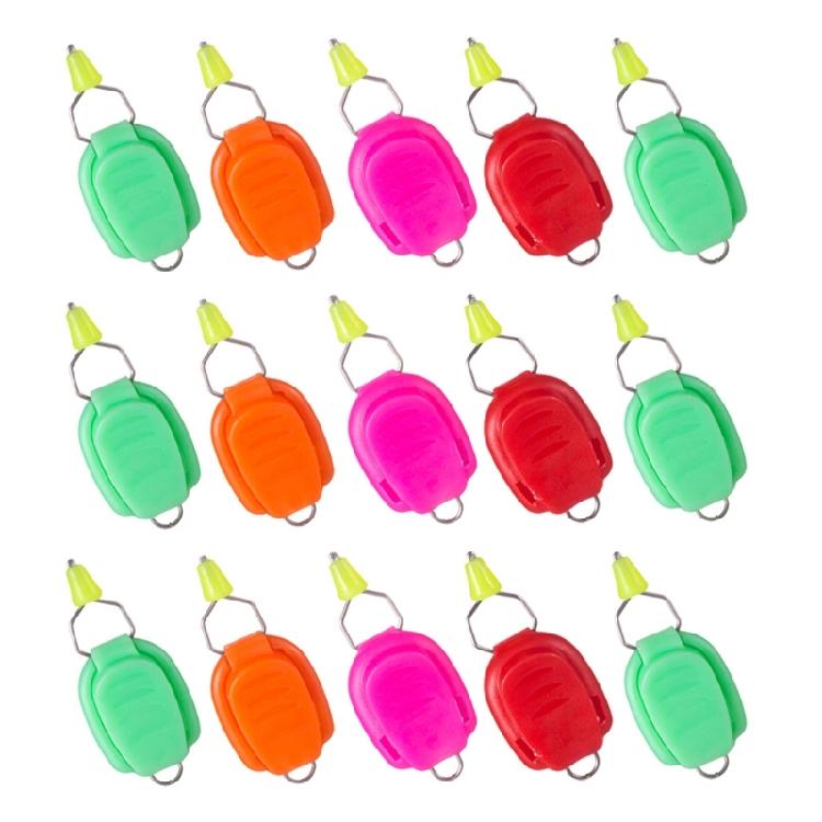 

15Pcs Fishing Line Stoppers Plastic Thread Clip Device Fishing Wheel Stop Line Clamps Fish Line Holder Stop Buckle 1