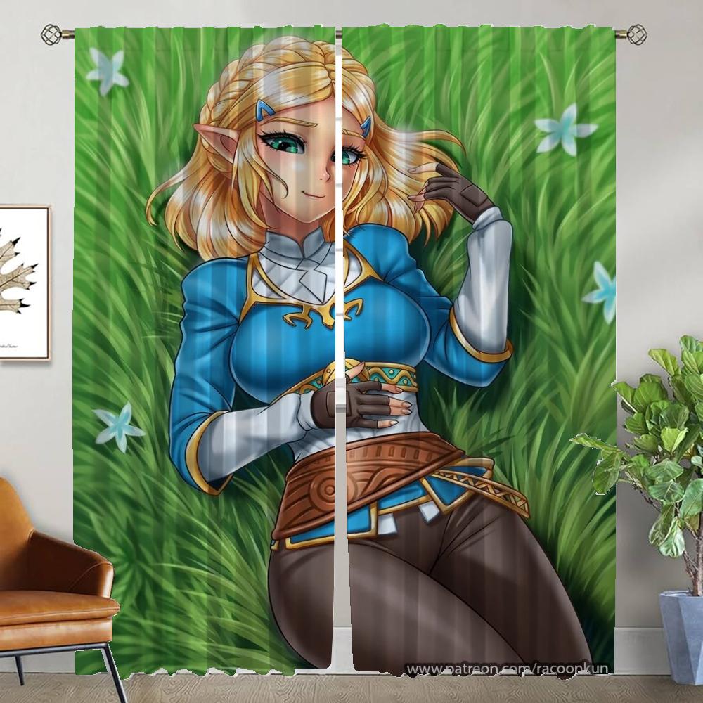 Moskitonetze für Wohnzimmer Zaldaes Fenstergardine für Zimmer 2 Paneele Heimtextilien Halloween-Dekoration Kind