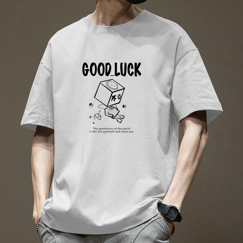 Cotton Short Sleeved T-shirt for Men and Women Men's Half Sleeved Round Neck T-shirt